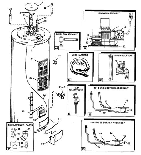 Rheem Gas Water Heater Parts Diagram Rheem Heater Usermanual