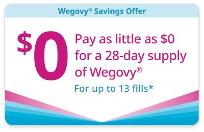 Wegovy Printable Coupon