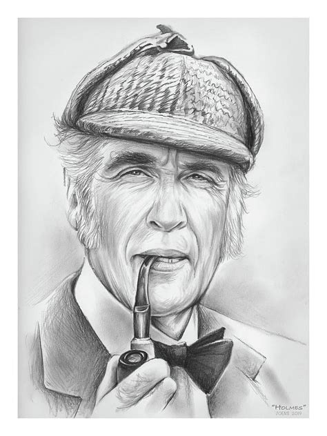 Holmes Drawing by Greg Joens - Fine Art America