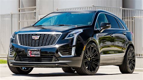 2021 Cadillac XT5 on 22" Curva Wheels C48 6-Lug Gloss Black | Gallery ...