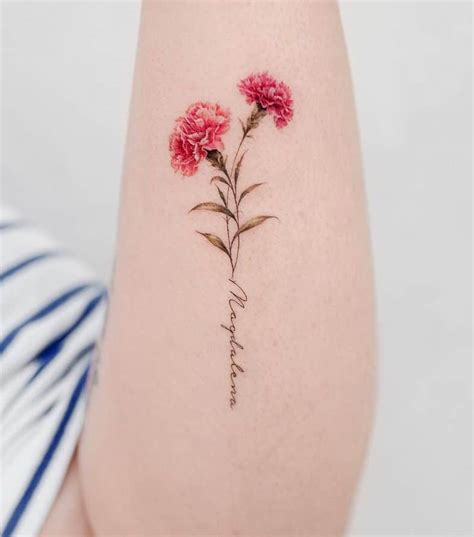 The Meanings Of Carnation Tattoos (Explained In Detail)