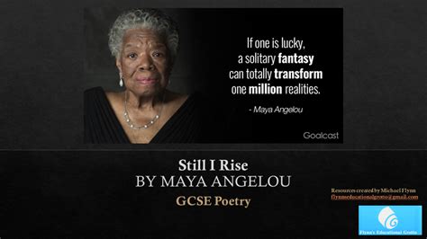 Poetry Analysis: ‘Still I Rise’ by Maya Angelou | Made By Teachers