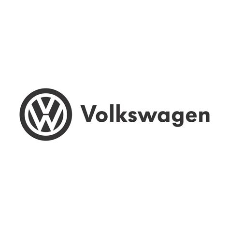 Volkswagen black logo editorial vector 26783759 Vector Art at Vecteezy