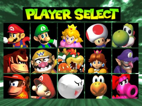 Mario Kart 64 Roster (My Version) by Pixiv4444 on DeviantArt