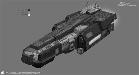 ArtStation - Tuvan Class Trader Frigate