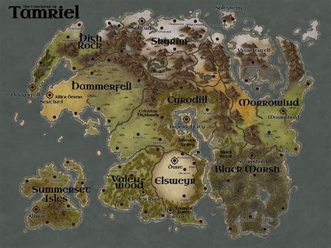 Elder Scrolls Online Skyrim Map