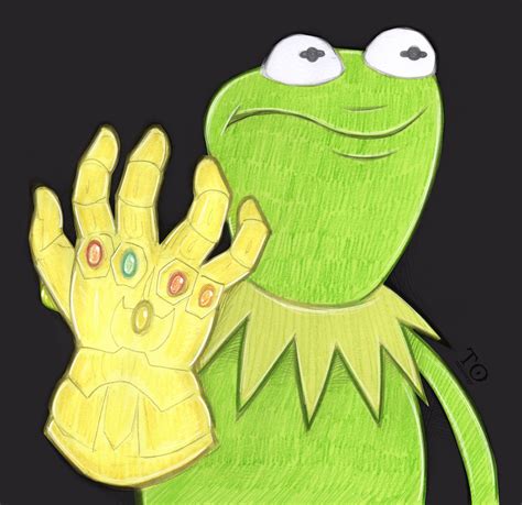 kermit infinity gauntlet Blank Template - Imgflip