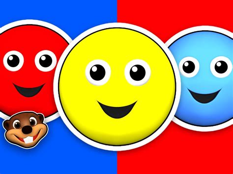 "Red Circle Blue Circle" | Learn the Primary Colors, 3D Kids Animation, Teach Toddlers Colours ...