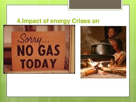 Energy crisis and its effects