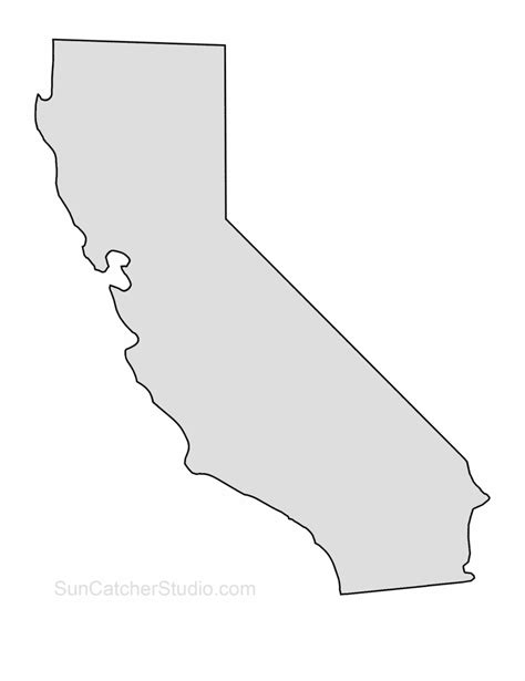 California Map Outline Vector at Vectorified.com | Collection of ...