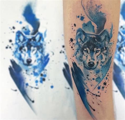 Amazing Geometric Watercolor Tattoo Designs - Yo Tattoo