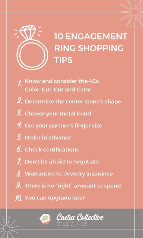 10 Engagement Ring Shopping Tips - Cactus Collective Weddings & Elopement Packages