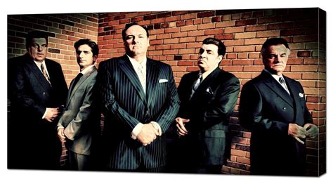 THE SOPRANOS CANVAS PRINT Oil Painting Home Wall Decor Art Giclee Artwork | eBay