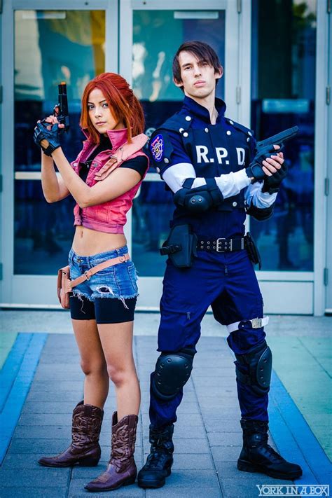 Claire and Leon from Resident Evil — #WonderCon2015 #YorkInABox Resident Evil Cosplay, Resident ...