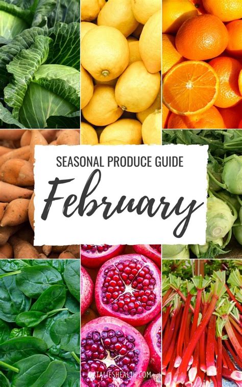 What's in season: February | Seasonal produce guide with recipes!