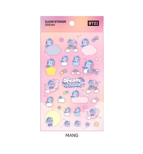 BT21 Baby Clear Sticker [Dream]