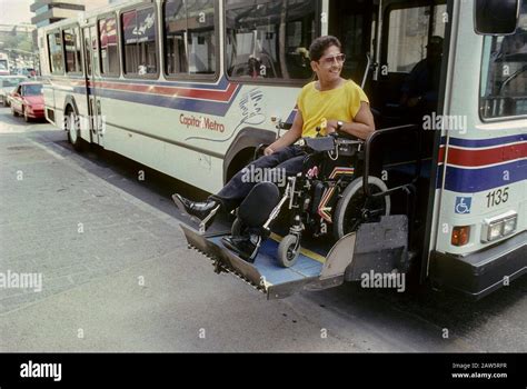 Wheelchair bus lift hi-res stock photography and images - Alamy