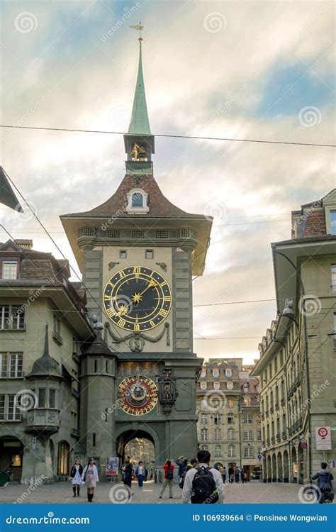 The Zytglogge, the Clock Tower is a Landmark Medieval Tower in Bern ...