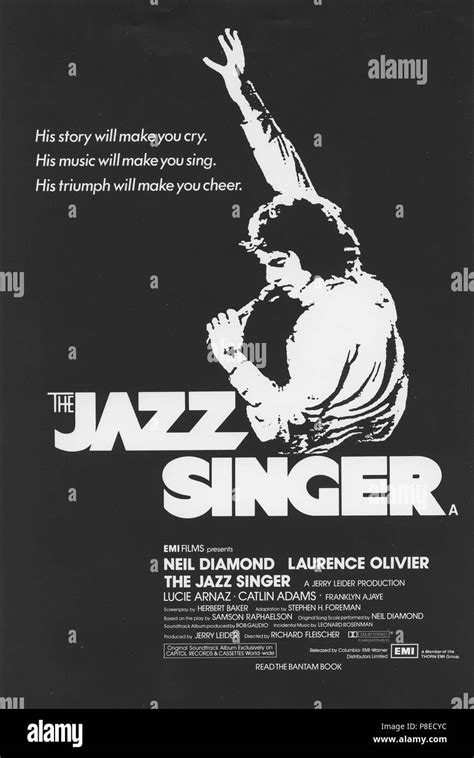 The Jazz Singer (1980) Neil Diamond, Film Poster Date: 1980 Stock Photo - Alamy