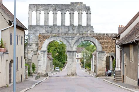 Autun, France stock photo. Image of ruins, saone, gate - 22410540