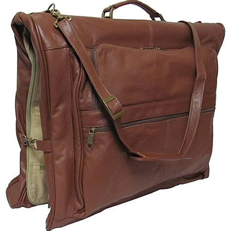 Amerileather Cowhide Leather 3-suit Garment Bag - Walmart.com - Walmart.com