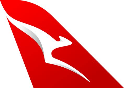 Qantas Airways logo in transparent PNG and vectorized SVG formats