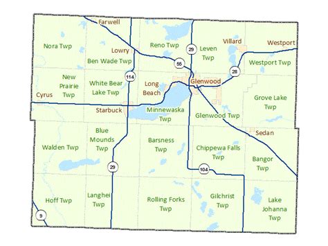 Pope County Maps