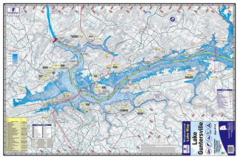 Guntersville Waterproof Map #102 – Kingfisher Maps, Inc.