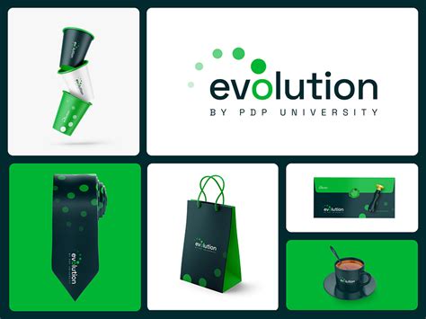 PDP Evolution — logo and identity design by RedFox on Dribbble