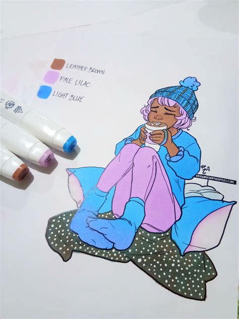 Three Marker Challenge Pictures We are only using 3 markers to color the picture