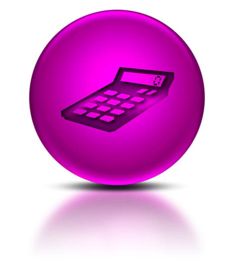 Pink Calculator Icon #59363 - Free Icons Library