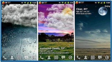 Live Weather Screensaver for Android - Download-Screensavers.biz
