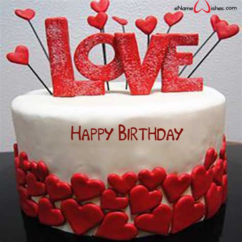 Love Birthday Cake Photo - Name Birthday Cakes - Write Name on Cake Images