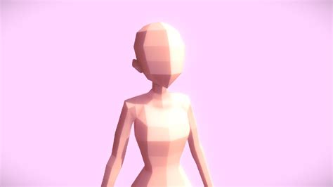 Low Poly Anime Girl - 3D model by Daren Dev (@darendev) [235461d ...