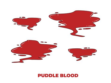 Blood Puddle Drawing