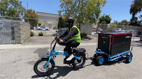 Electric bike delivery system can haul 800 pounds of cargo