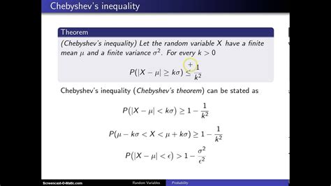 Chebyshev's inequality - YouTube