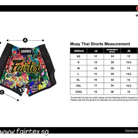 URFACE x Fairtex Boxing Shorts | Fairtex Muay Thai Shop Singapore