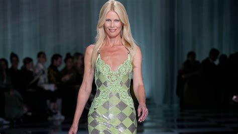 Milan Fashion Week Highlights SS24: Claudia Schiffer walks in Sixties ...