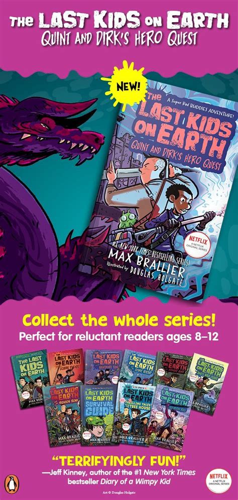 The Last Kids on Earth: Quint and Dirk's Hero Quest by Max Brallier: 9780593405352 ...