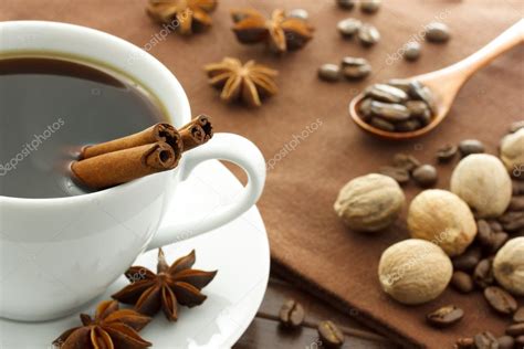 Coffee with spices — Stock Photo © Melpomene #8281373