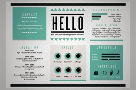 30 Infographic Resumes that Stand Out - Jayce-o-Yesta