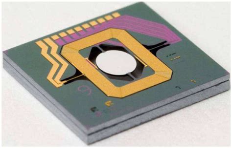 Two-dimensional MEMS scanner, provided by Microvision, Inc. This mirror ...