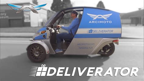 Arcimoto debuts DELIVERATOR - YouTube