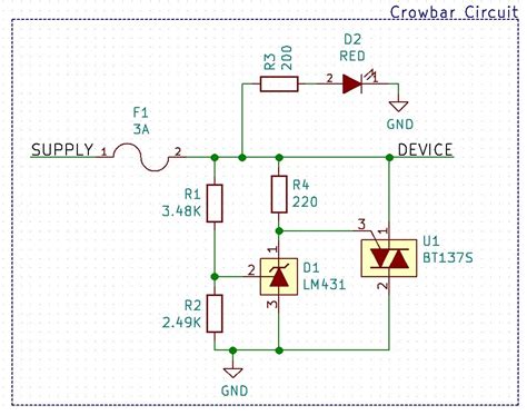 Thyristor Crowbar Circuit Diagram - Circuit Diagram