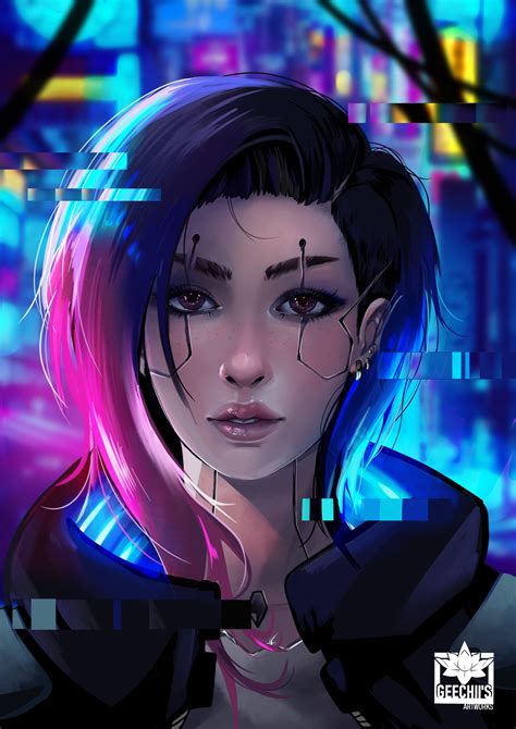 ArtStation - Cyberpunk V Artwork