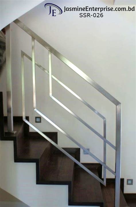 Stainless Steel Staircase Railing Design For Home, Office 26