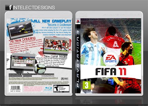 FIFA 11 PlayStation 3 Box Art Cover by TobzzOG!