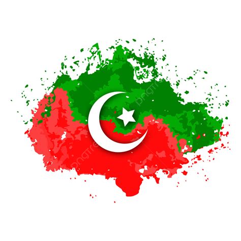 Pti Pakistan Tehreek E Insaf Flag Transparent Background Vector Hd ...