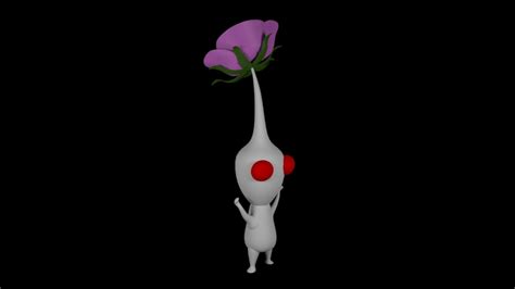 3D white flower pikmin - TurboSquid 1650056